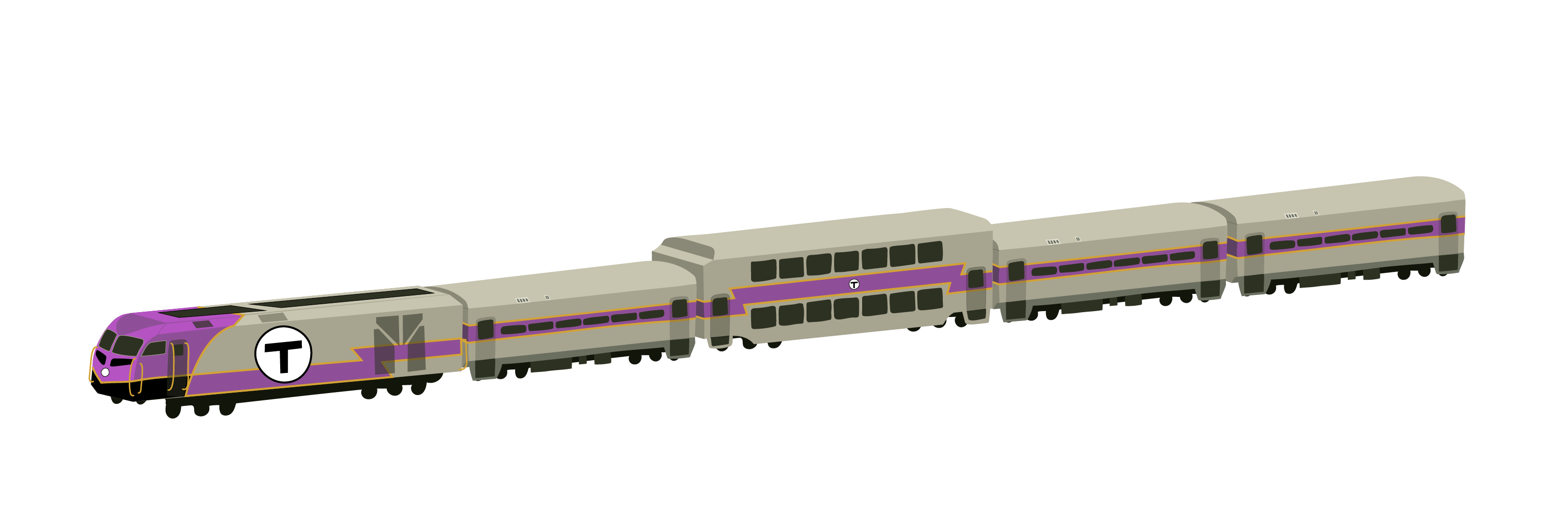Fairmount commuter rail train
